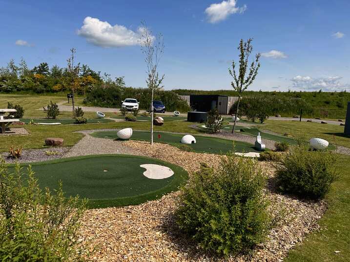 Adventure golf course.