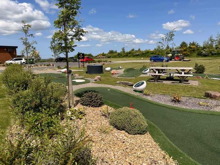 Mini-golf course.